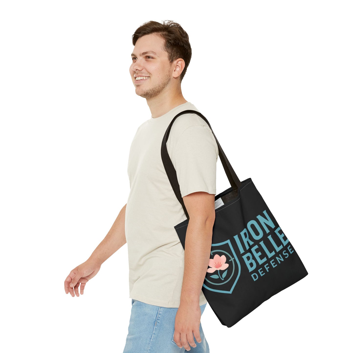 Turquoise Iron Belle Defense Tote Bag