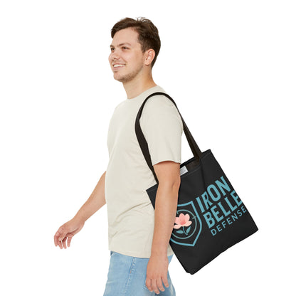 Turquoise Iron Belle Defense Tote Bag