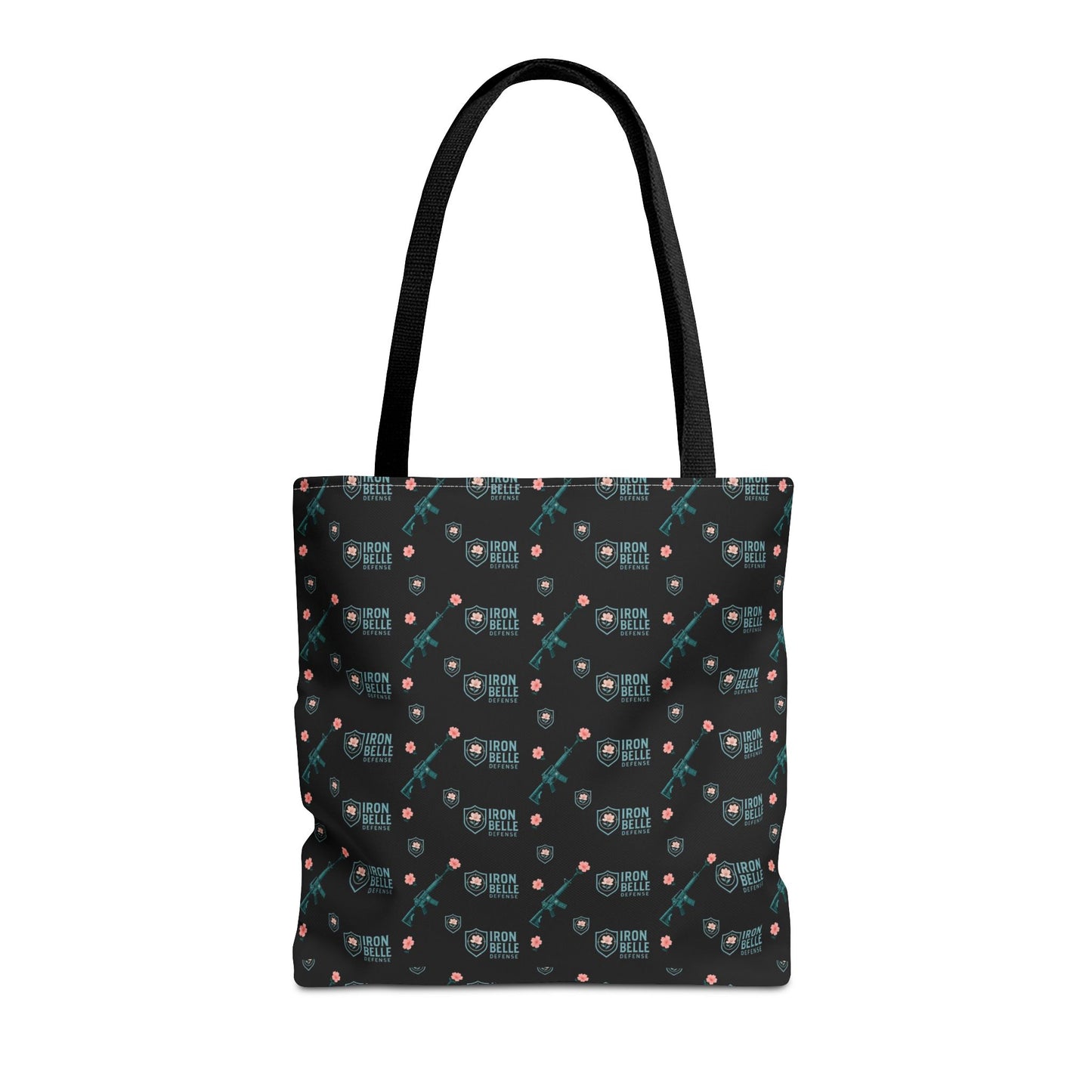 Patterned Iron Belle Defense Tote Bag