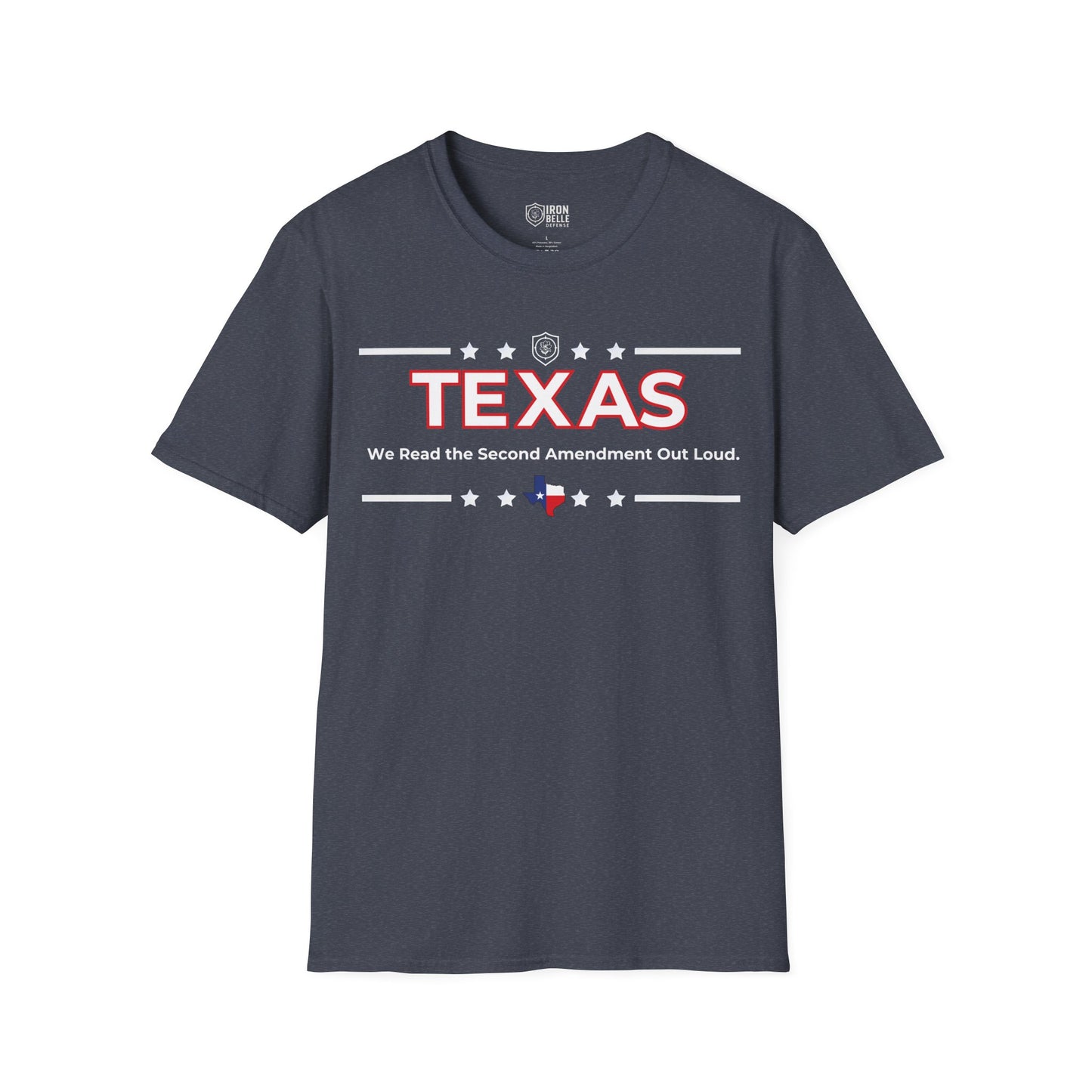 Texas: We Read the Second Amendment Out Loud Unisex Softstyle T-Shirt
