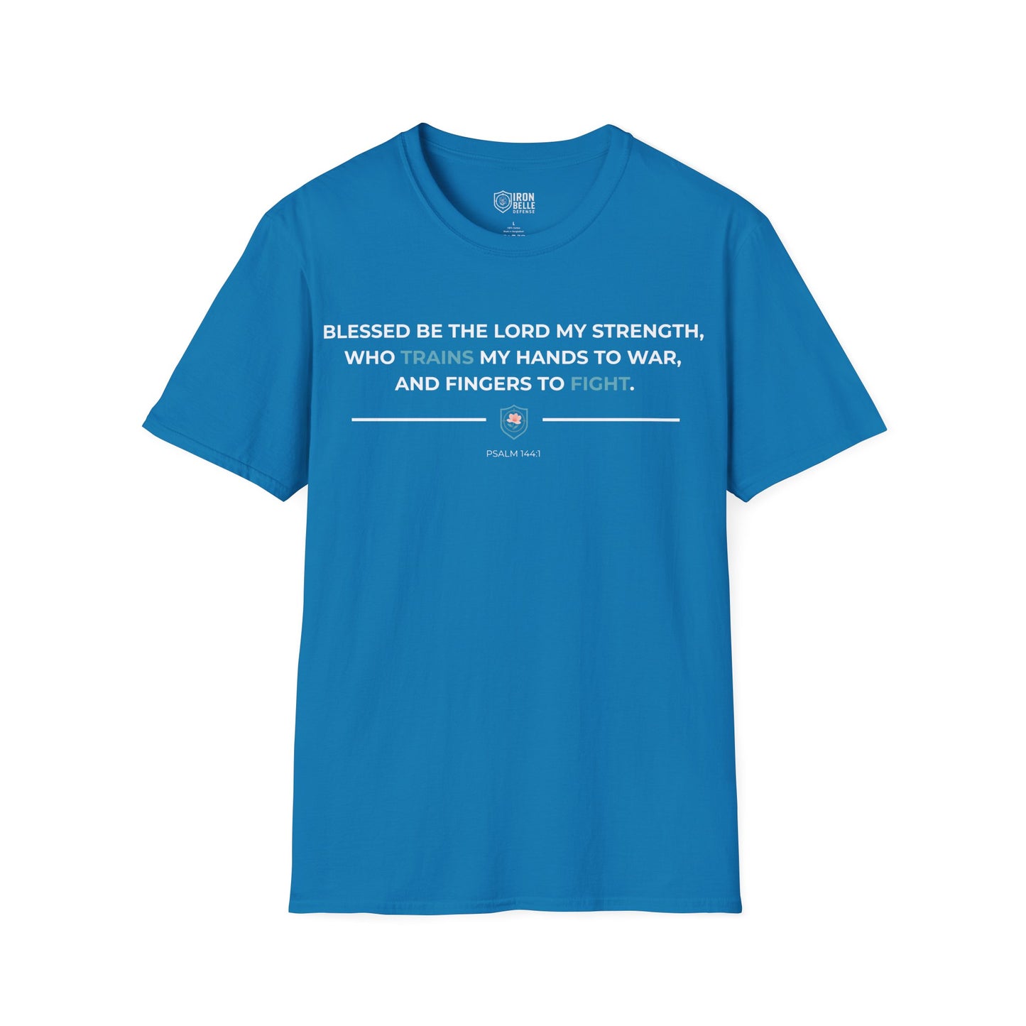 Blessed Be the Lord My Rock Iron Belle Defense Tee