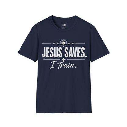 Jesus Saves I Train Tee