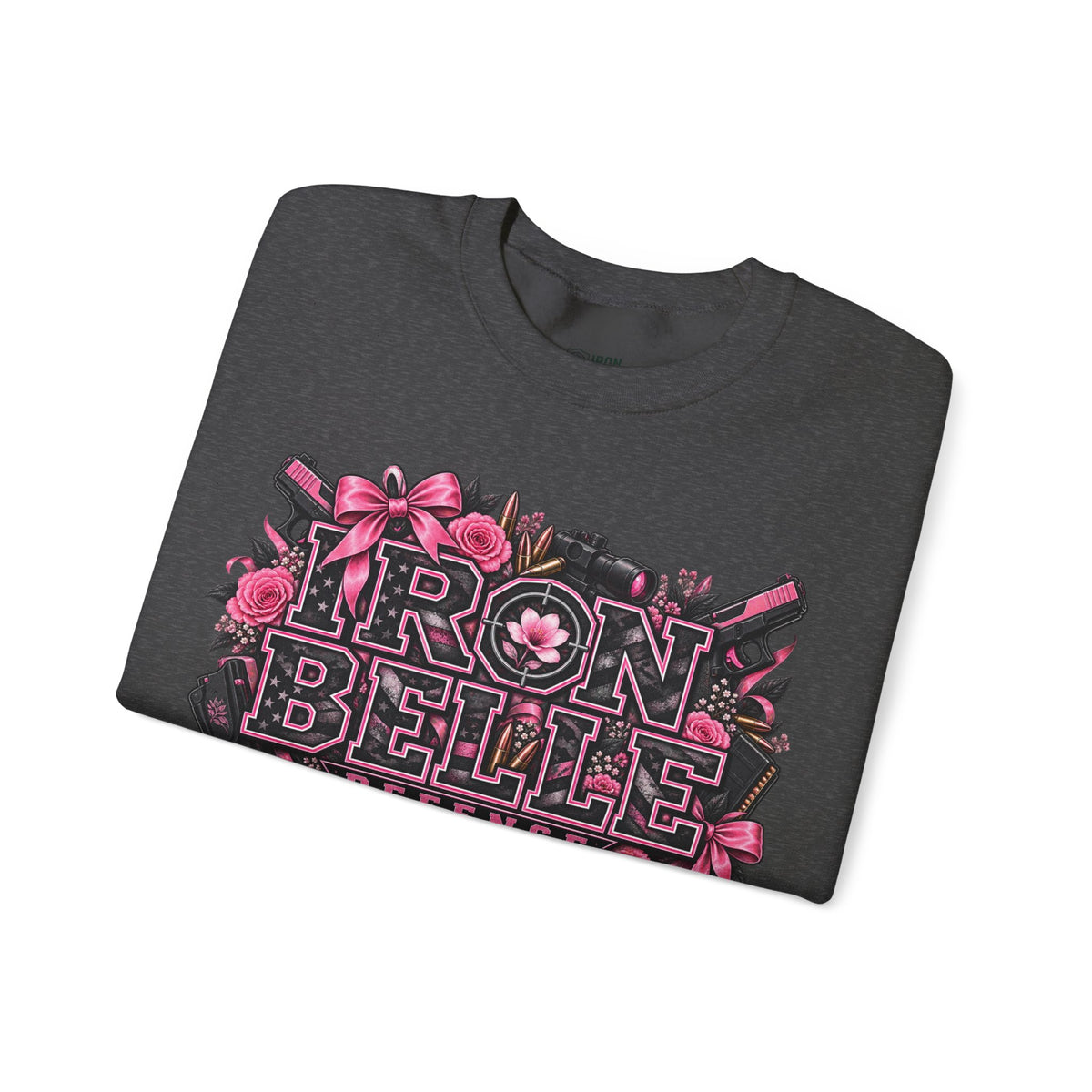 Coquette Iron Belle Defense Unisex Crewneck Sweatshirt