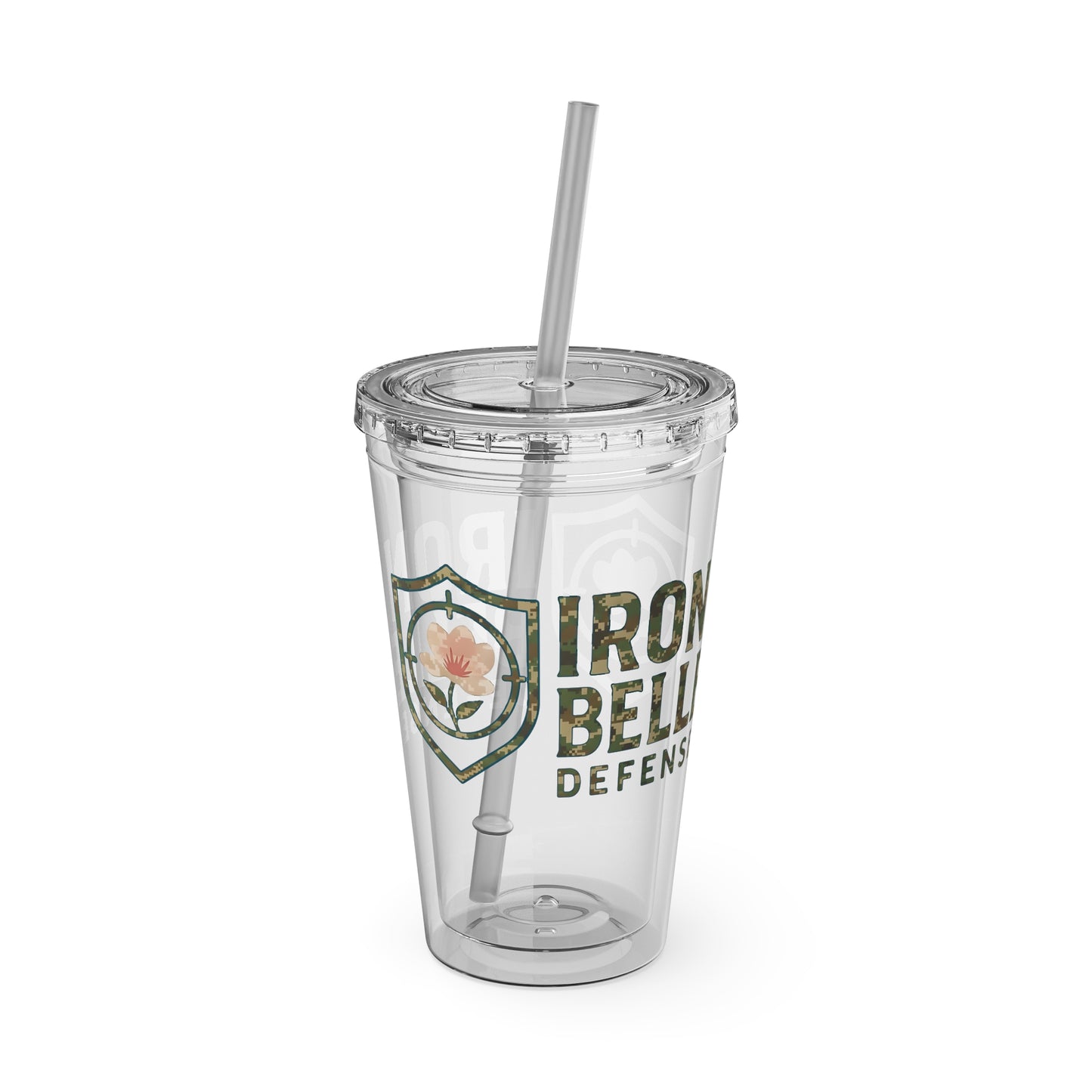 Camo Iron Belle Defense Tumbler – 16oz