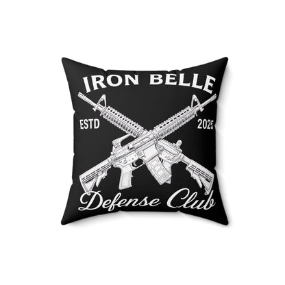 Iron Belle Defense Spun Polyester Square Pillow