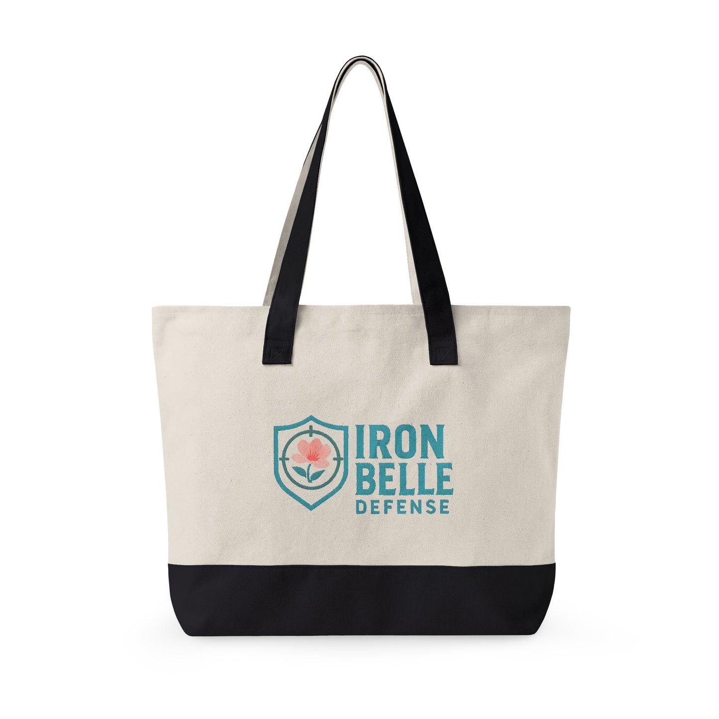 Iron Belle Defense Zippered Canvas Tote