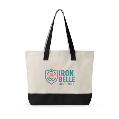Iron Belle Defense Zippered Canvas Tote
