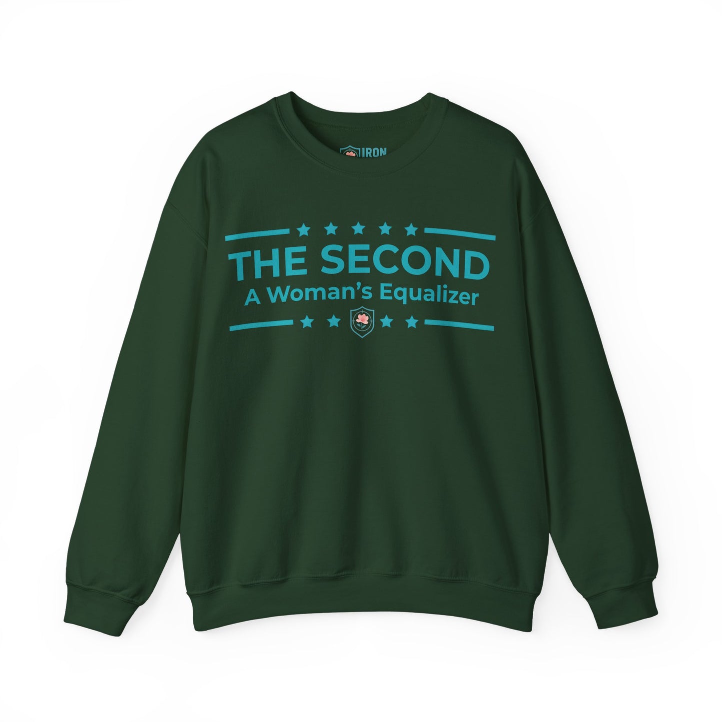 The Second:A Woman’s Equalizer Iron Belle Defense Unisex Crewneck Sweatshirt