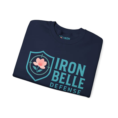 Turquoise Iron Belle Defense Unisex Crewneck Sweatshirt