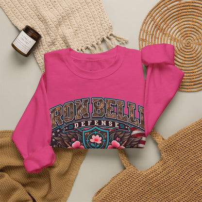 Blooming Flag Iron Belle Defense Unisex Crewneck Sweatshirt