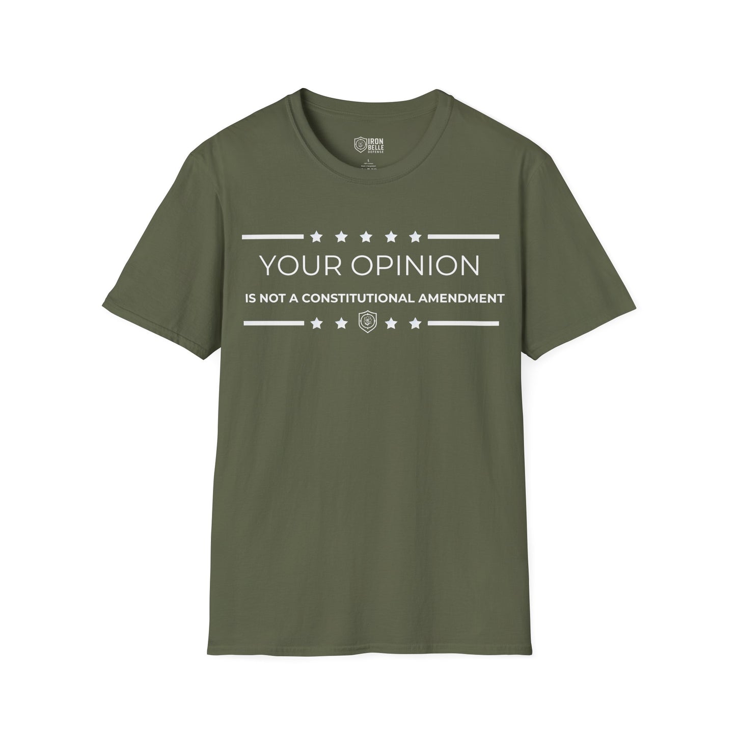 Your Opinion is Not a Constitutional Amendment Unisex Softstyle T-Shirt