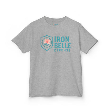 Youth Turquoise Iron Belle Defense Tee