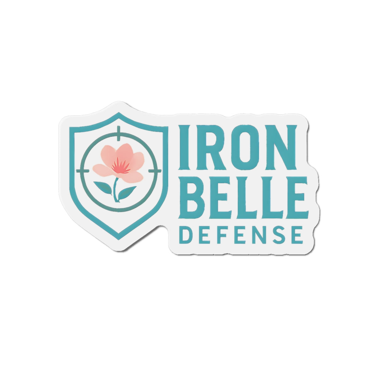 Iron Belle Defense Die-Cut Magnets