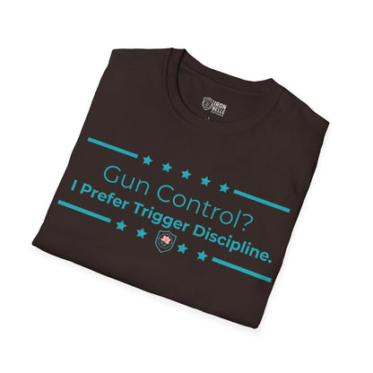 Gun Control? Unisex Softstyle T-Shirt