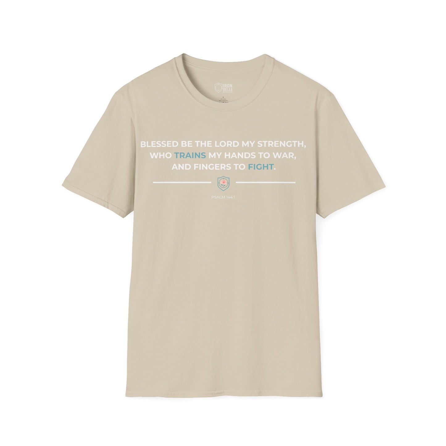 Blessed Be the Lord My Rock Iron Belle Defense Tee