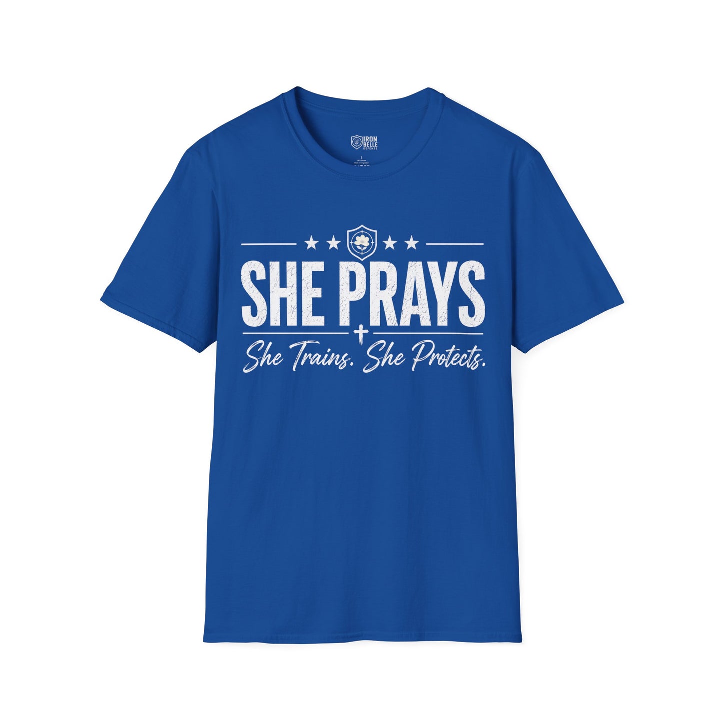 She Prays She Trains She Protects Tee