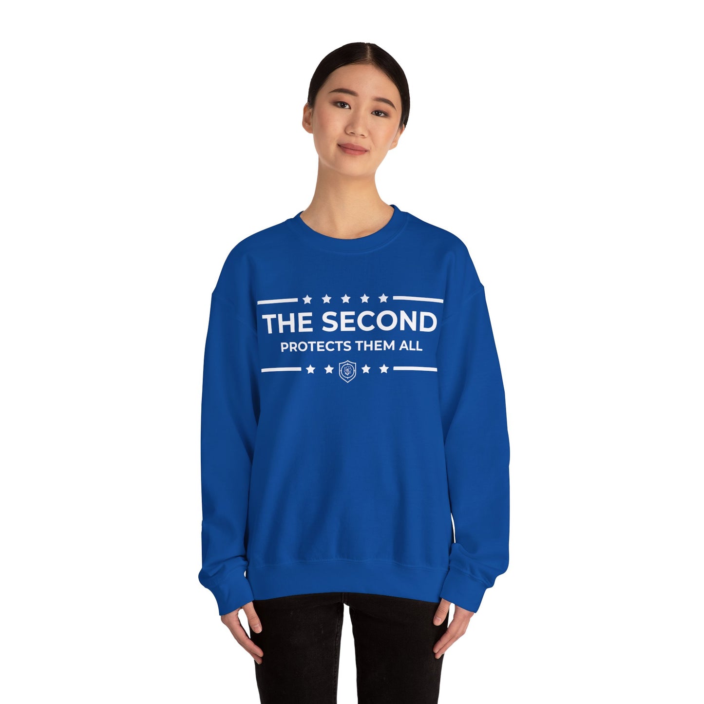 The Second: Protects Them All Iron Belle Defense Unisex Crewneck Sweatshirt