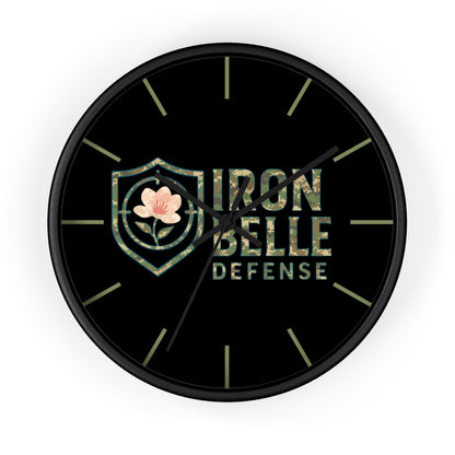 Camo Iron Belle Defense Wall Clock