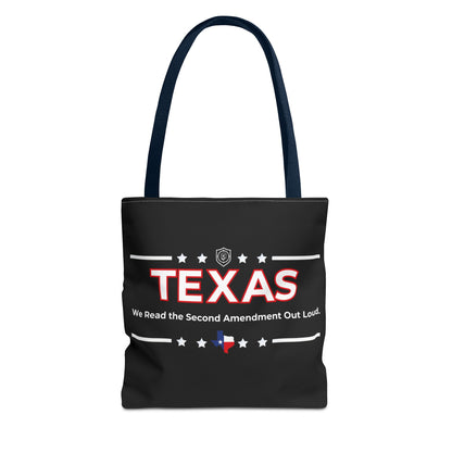Texas:We Read the 2nd Amendment Out Loud Tote Bag