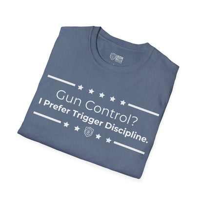 Gun Control? Unisex Softstyle T-Shirt