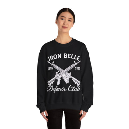Iron Belle Defense White Crest Unisex Crewneck Sweatshirt