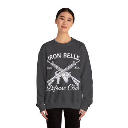 Iron Belle Defense White Crest Unisex Crewneck Sweatshirt