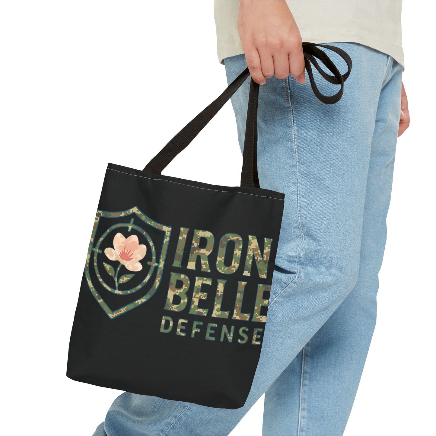 Camo Iron Belle Defense Tote Bag