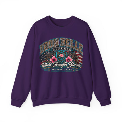 Blooming Flag Iron Belle Defense Unisex Crewneck Sweatshirt