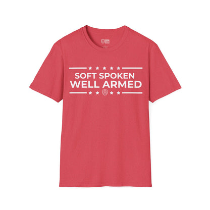 Soft Spoken Well Armed Unisex Softstyle T-Shirt