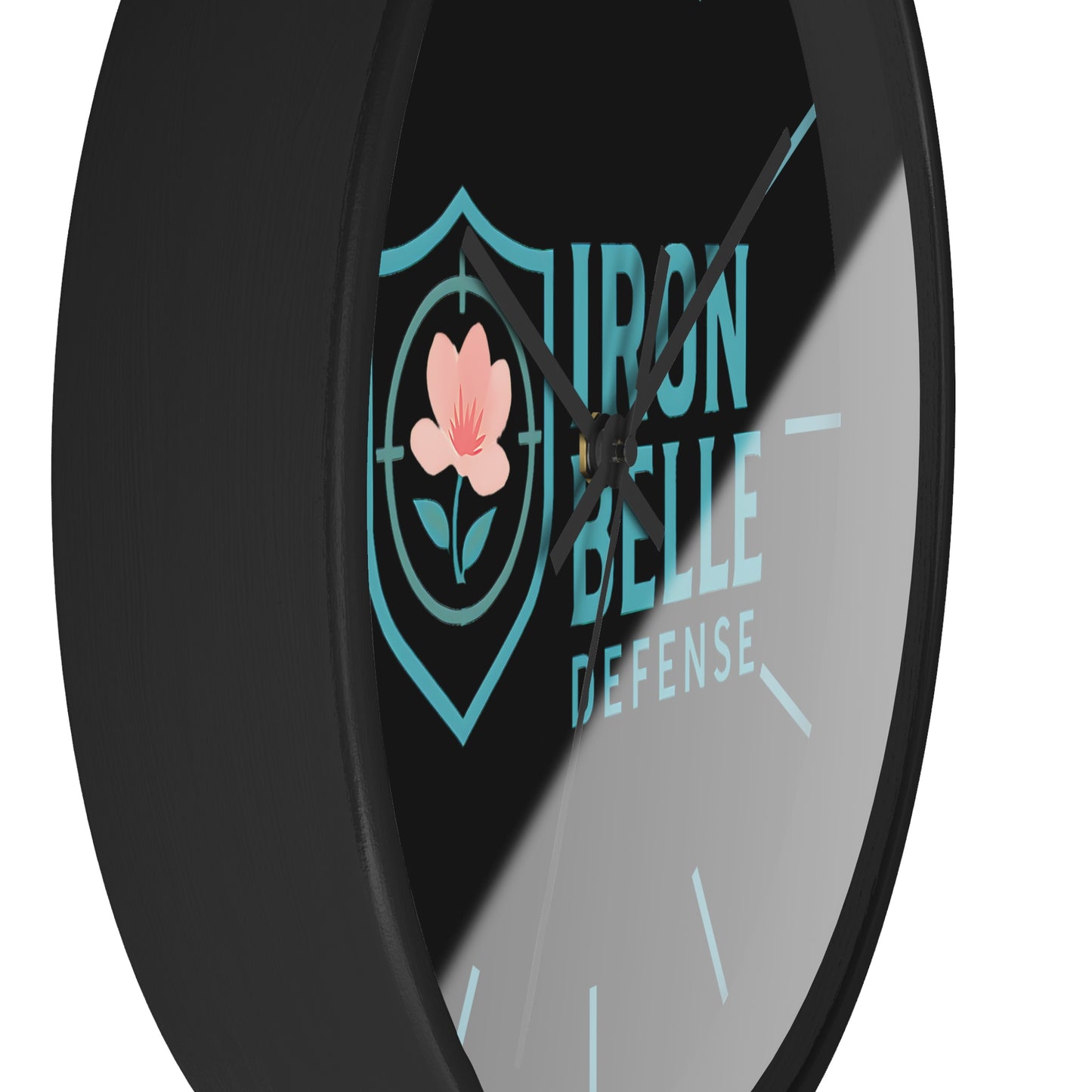 Iron Belle Defense Wall Clock Teal