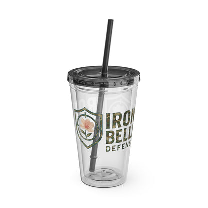 Camo Iron Belle Defense Tumbler – 16oz