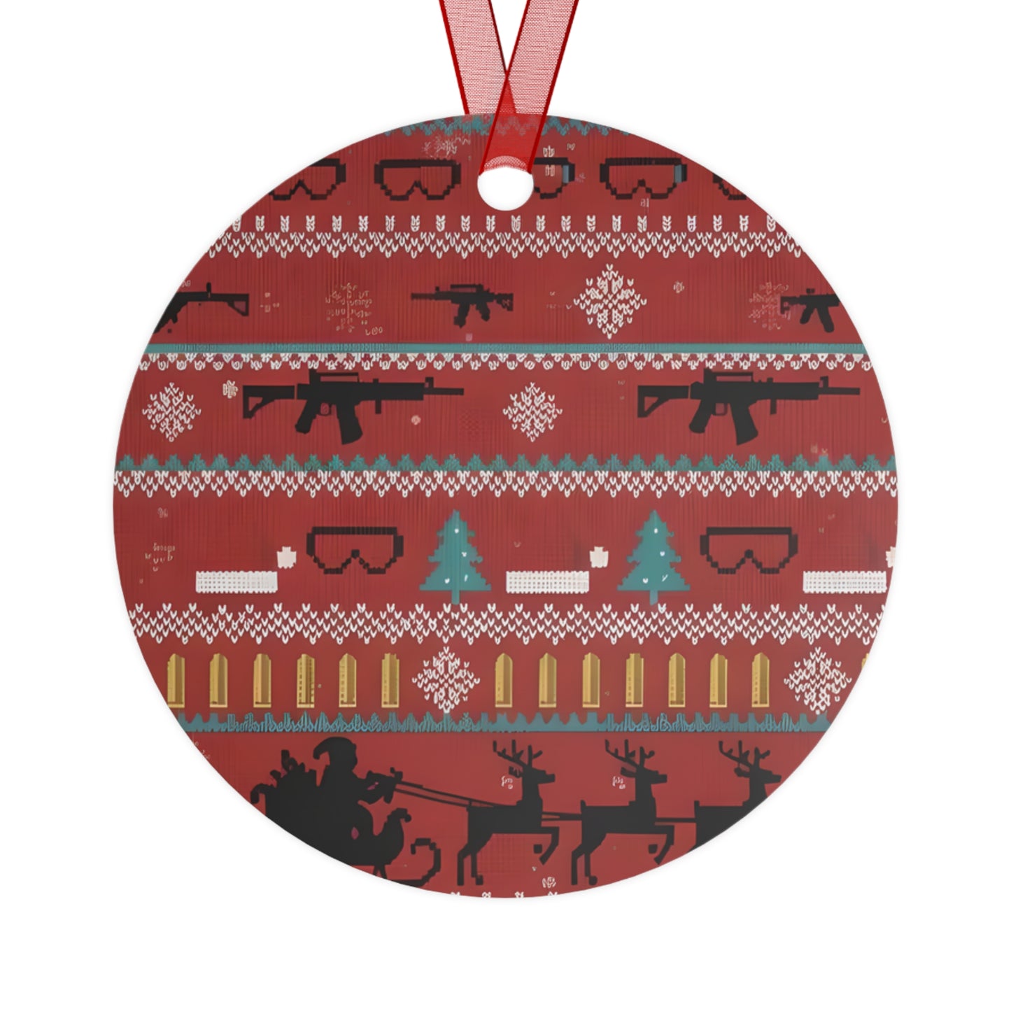 Iron Belle Defense Metal Ornament