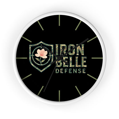 Camo Iron Belle Defense Wall Clock