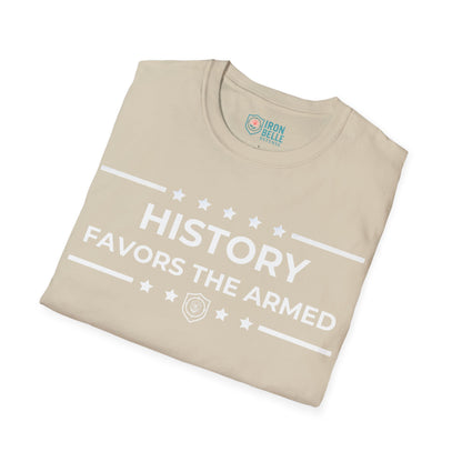 History Favors the Armed Iron Belle Defense Tee