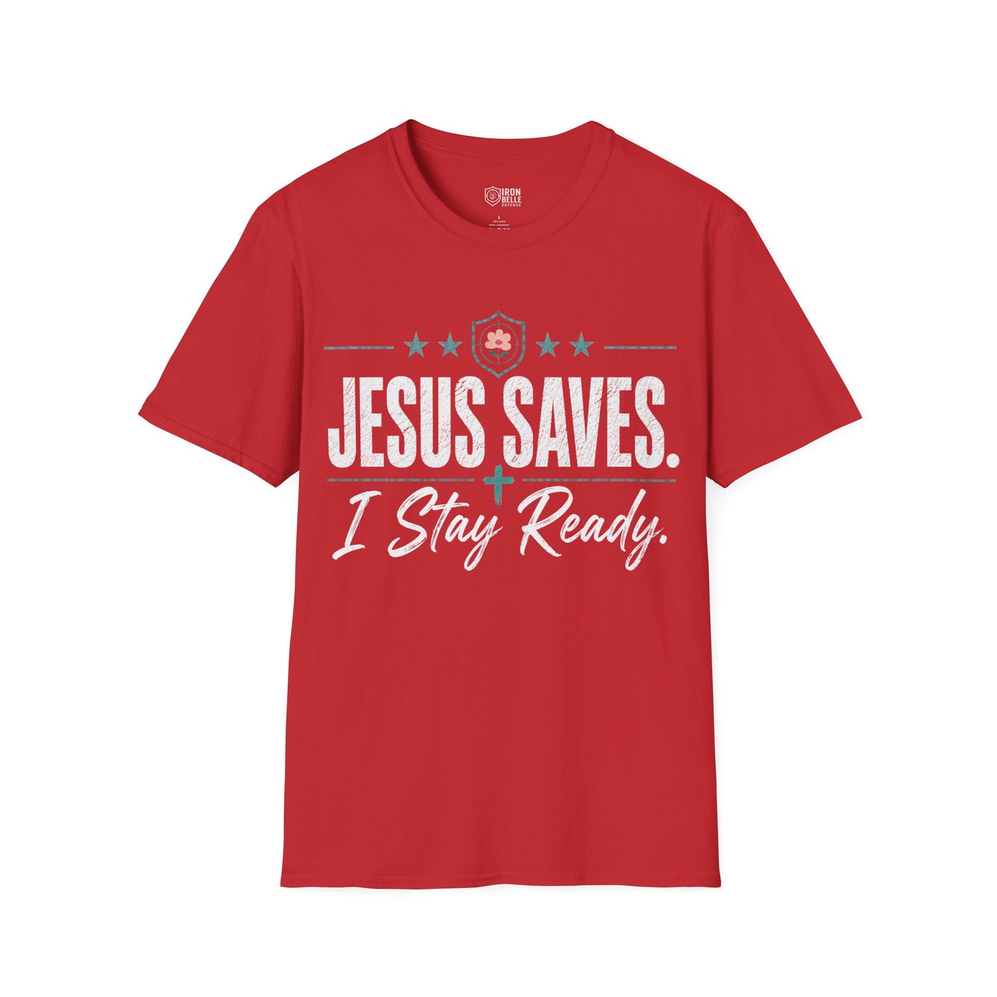 Jesus Saves I Stay Ready Tee