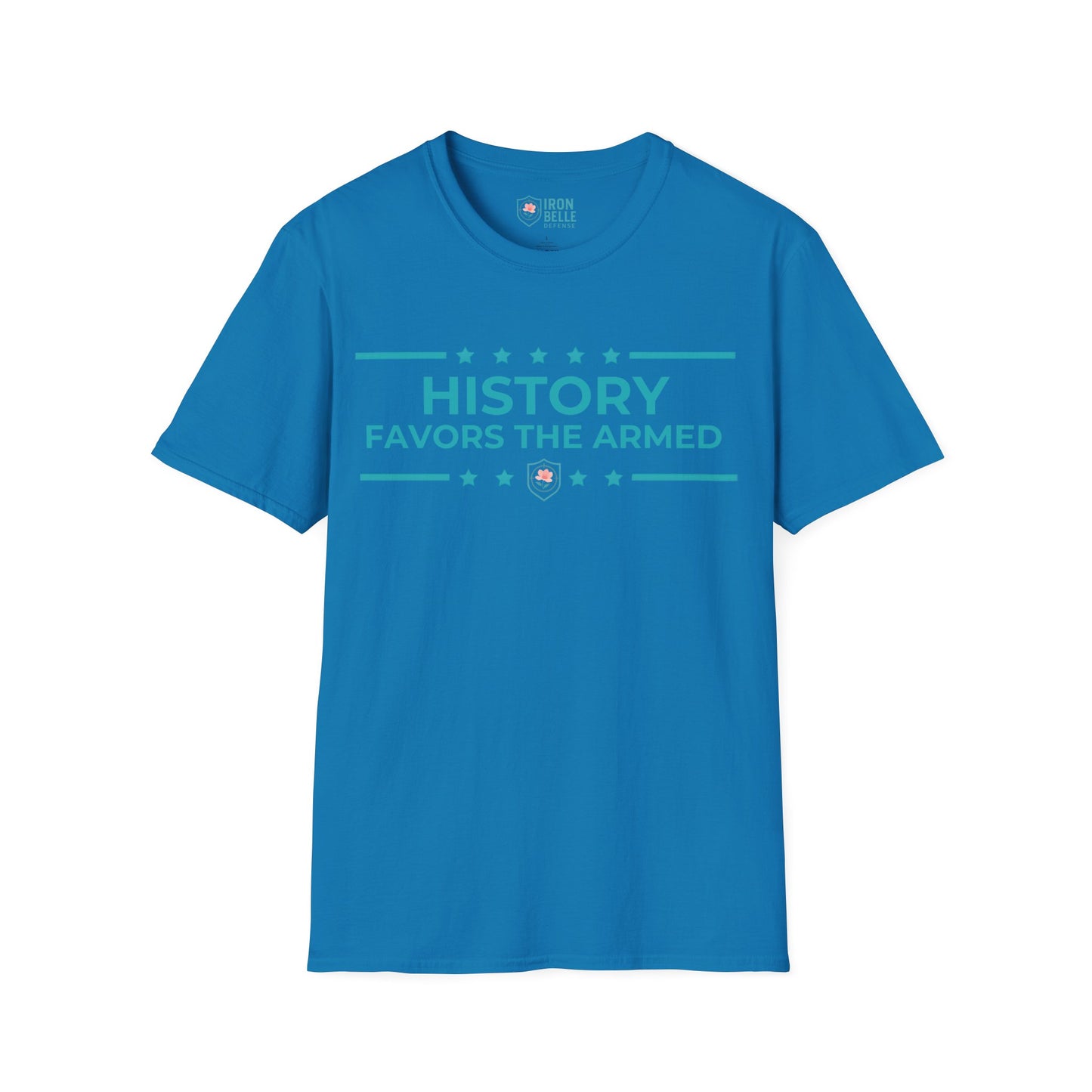 History Favors the Armed Iron Belle Defense Tee