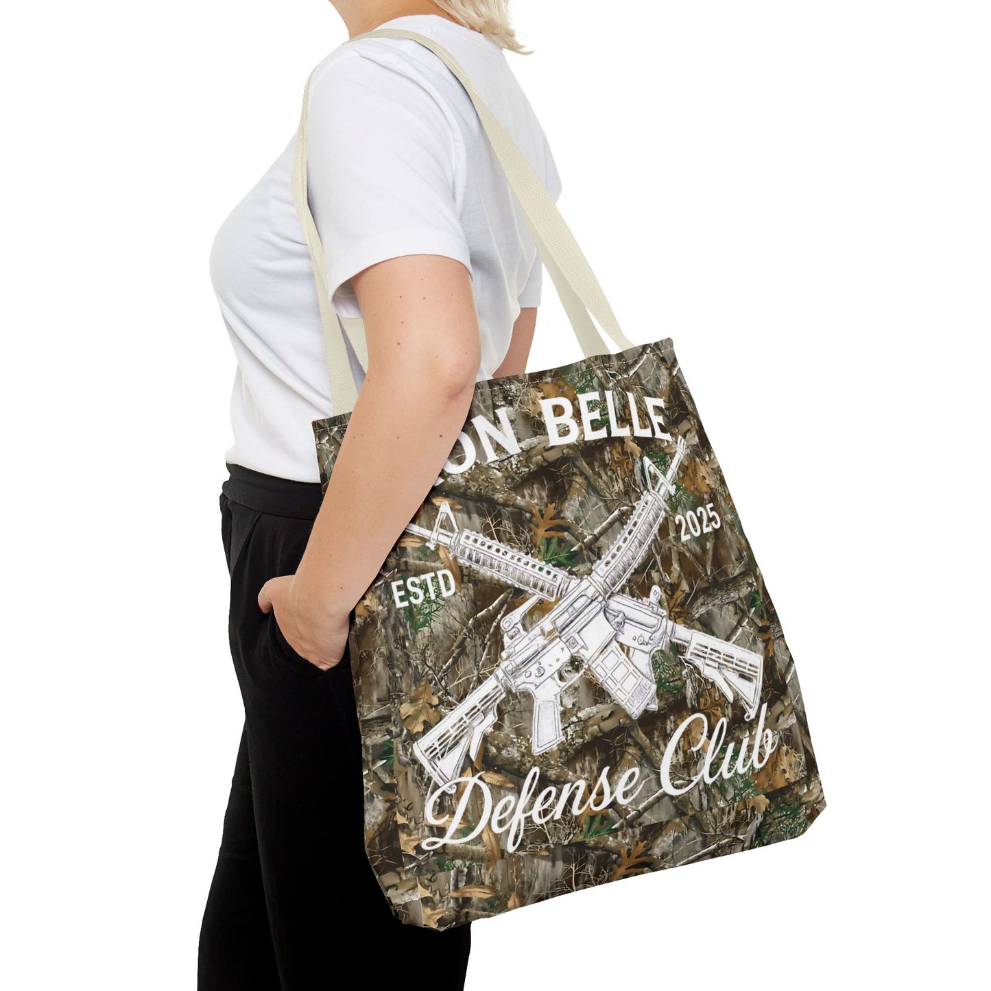 Forest Camo All-Over Print Tote Bag