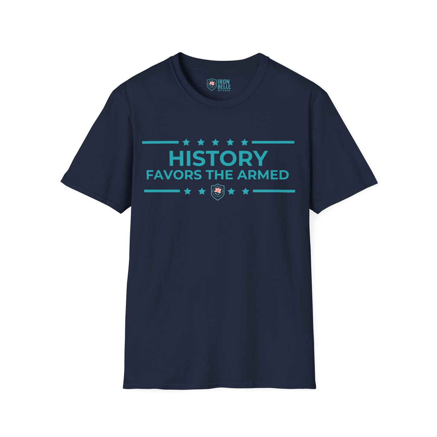 History Favors the Armed Iron Belle Defense Tee