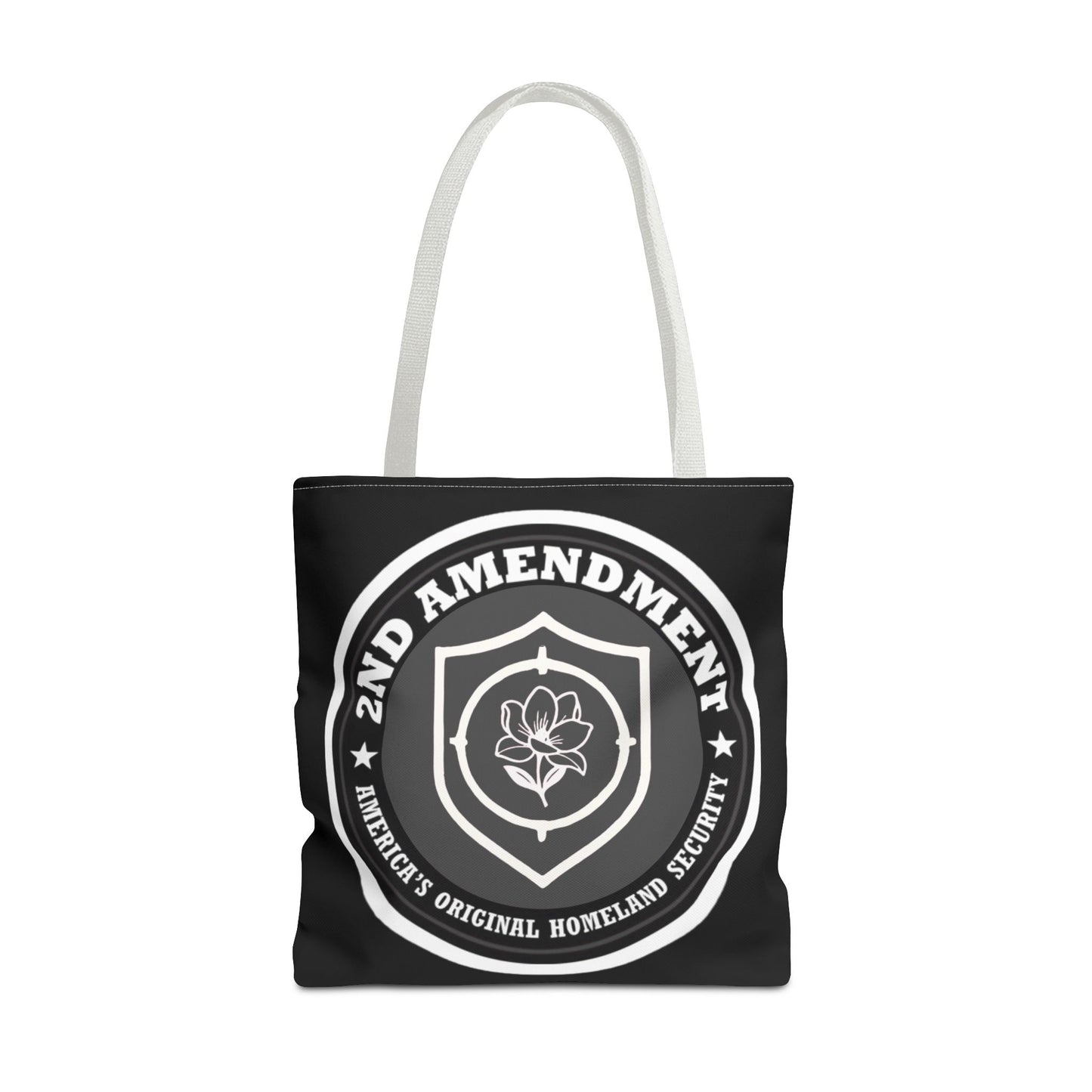 2nd Amendment Shield Tote Bag — America’s Original Homeland Security Cotton Tote