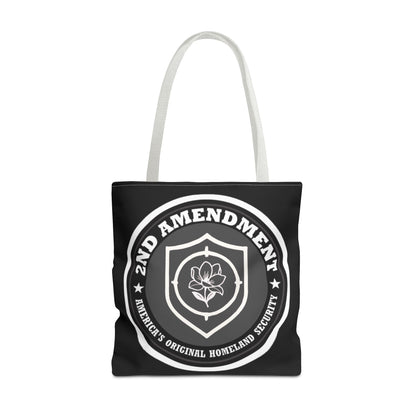 2nd Amendment Shield Tote Bag — America’s Original Homeland Security Cotton Tote