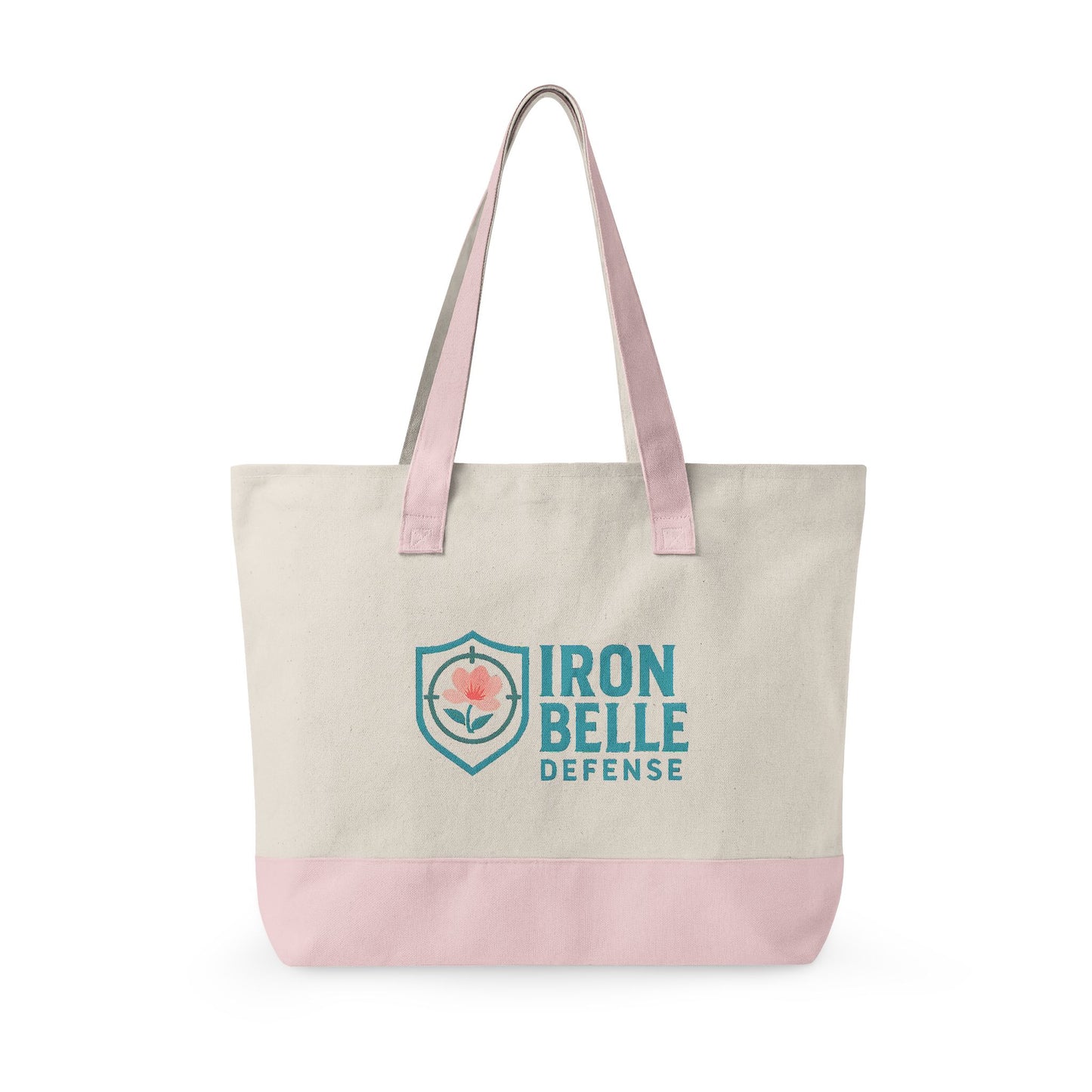 Iron Belle Defense Zippered Canvas Tote