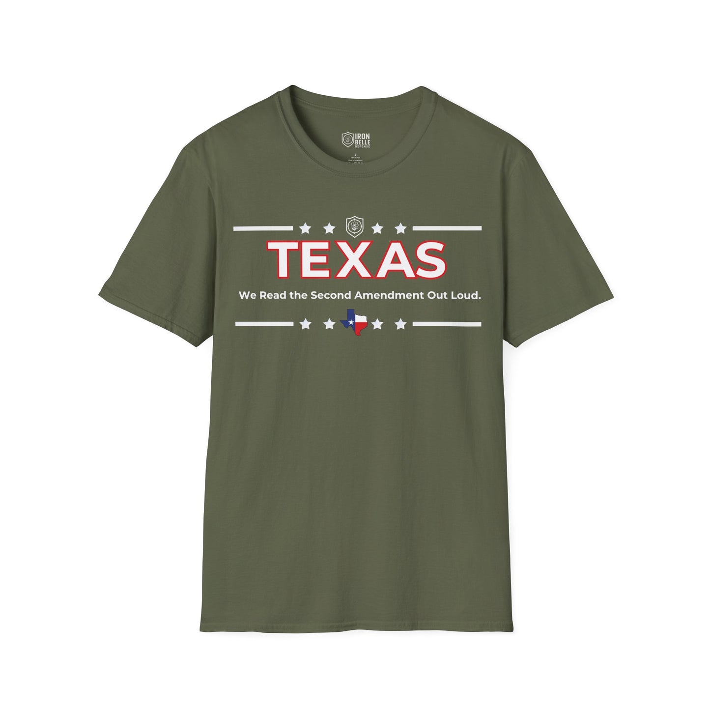 Texas: We Read the Second Amendment Out Loud Unisex Softstyle T-Shirt