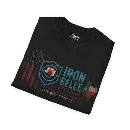 Iron Belle Defense "Train With Purpose" Unisex Softstyle T-Shirt