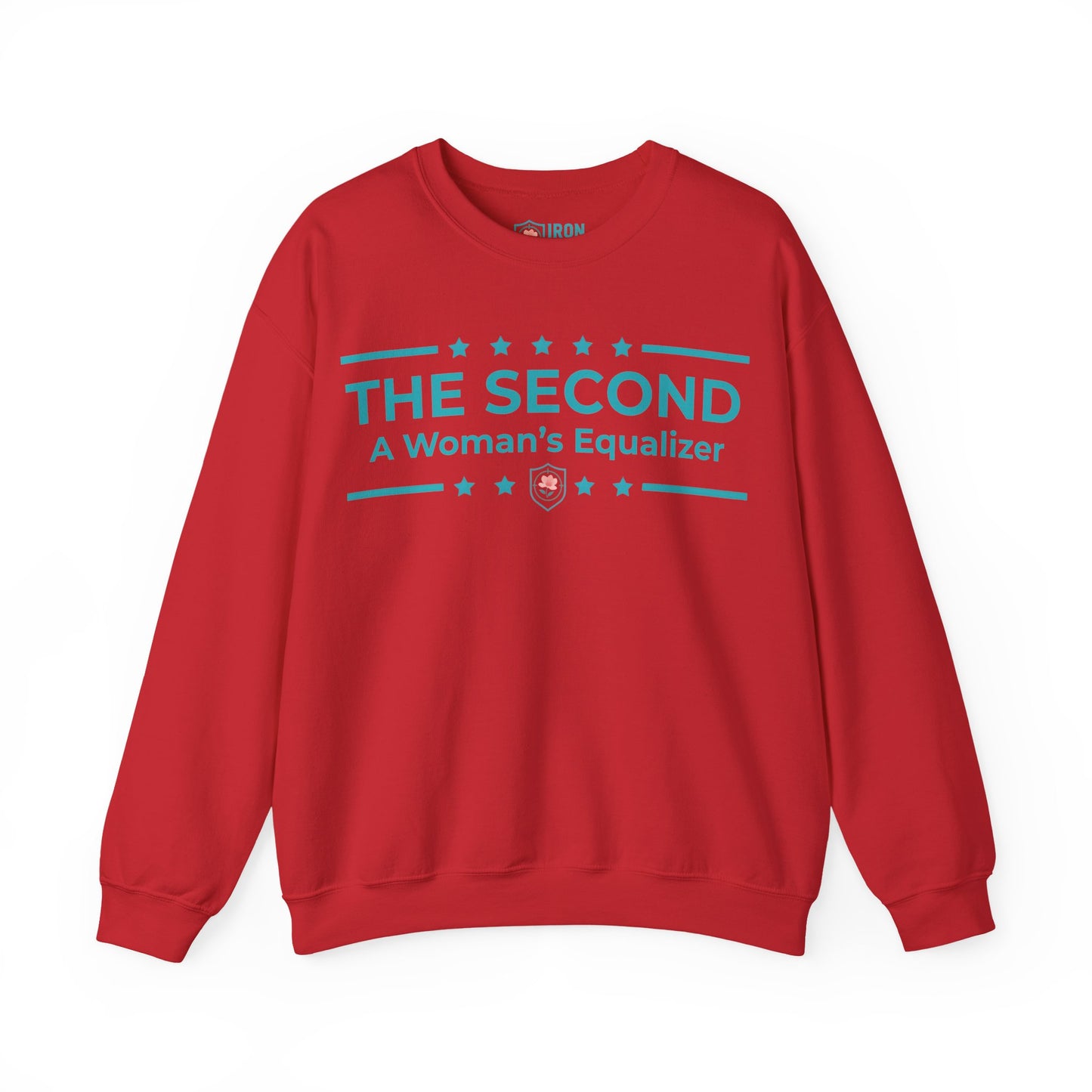 The Second:A Woman’s Equalizer Iron Belle Defense Unisex Crewneck Sweatshirt