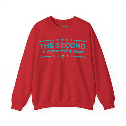 The Second:A Woman’s Equalizer Iron Belle Defense Unisex Crewneck Sweatshirt