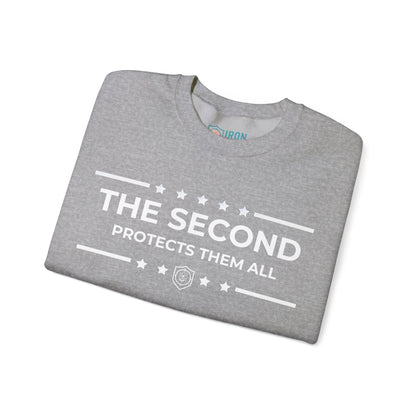 The Second: Protects Them All Iron Belle Defense Unisex Crewneck Sweatshirt