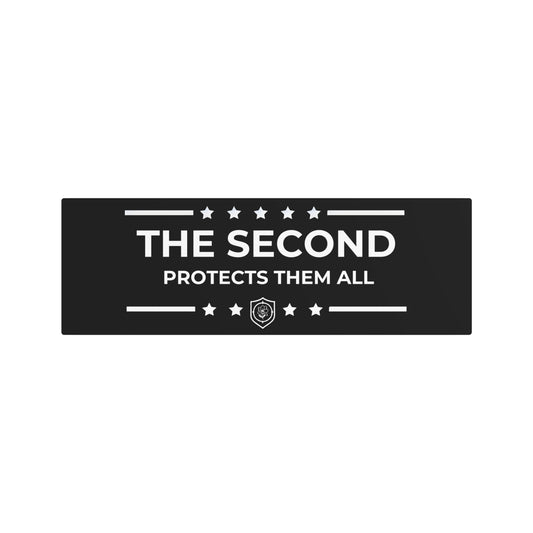 Metal Art Sign - "The Second Protects Them All”