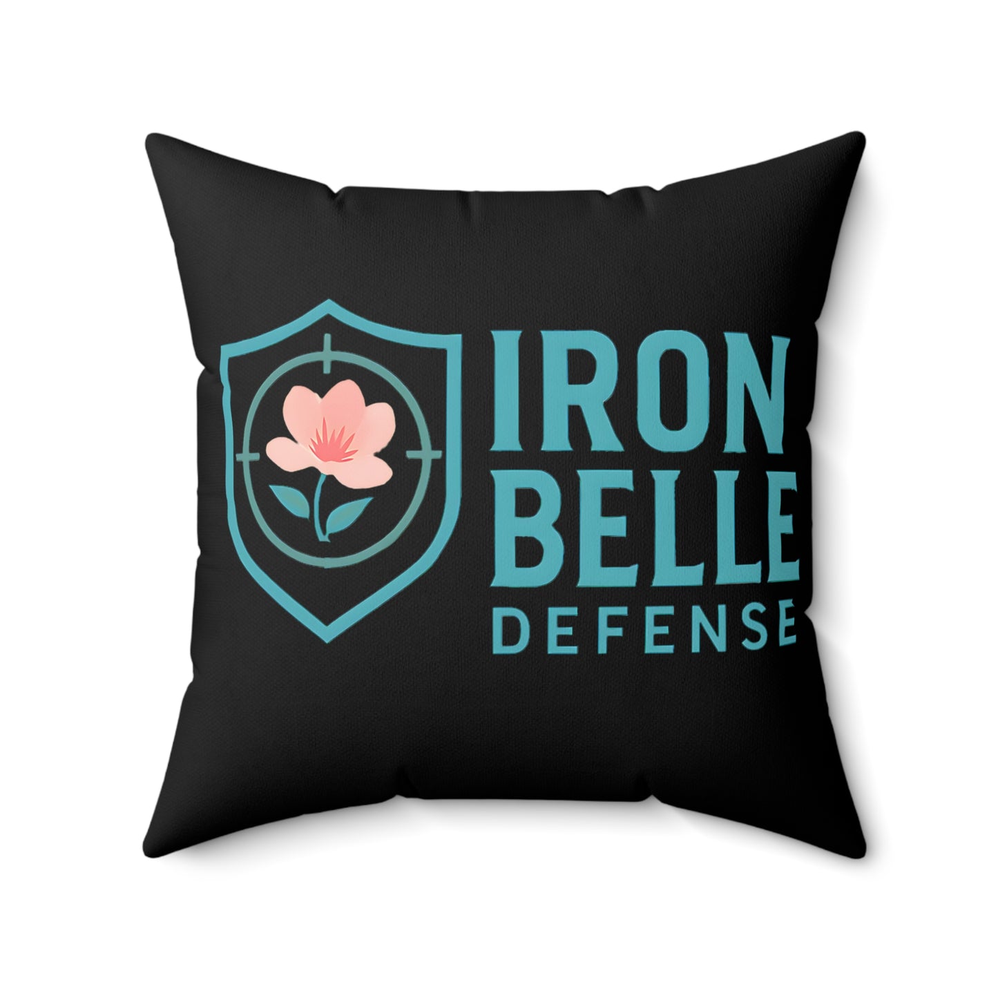 Iron Belle Defense Spun Polyester Square Pillow