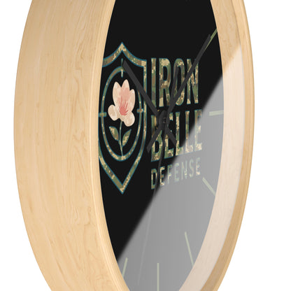 Camo Iron Belle Defense Wall Clock