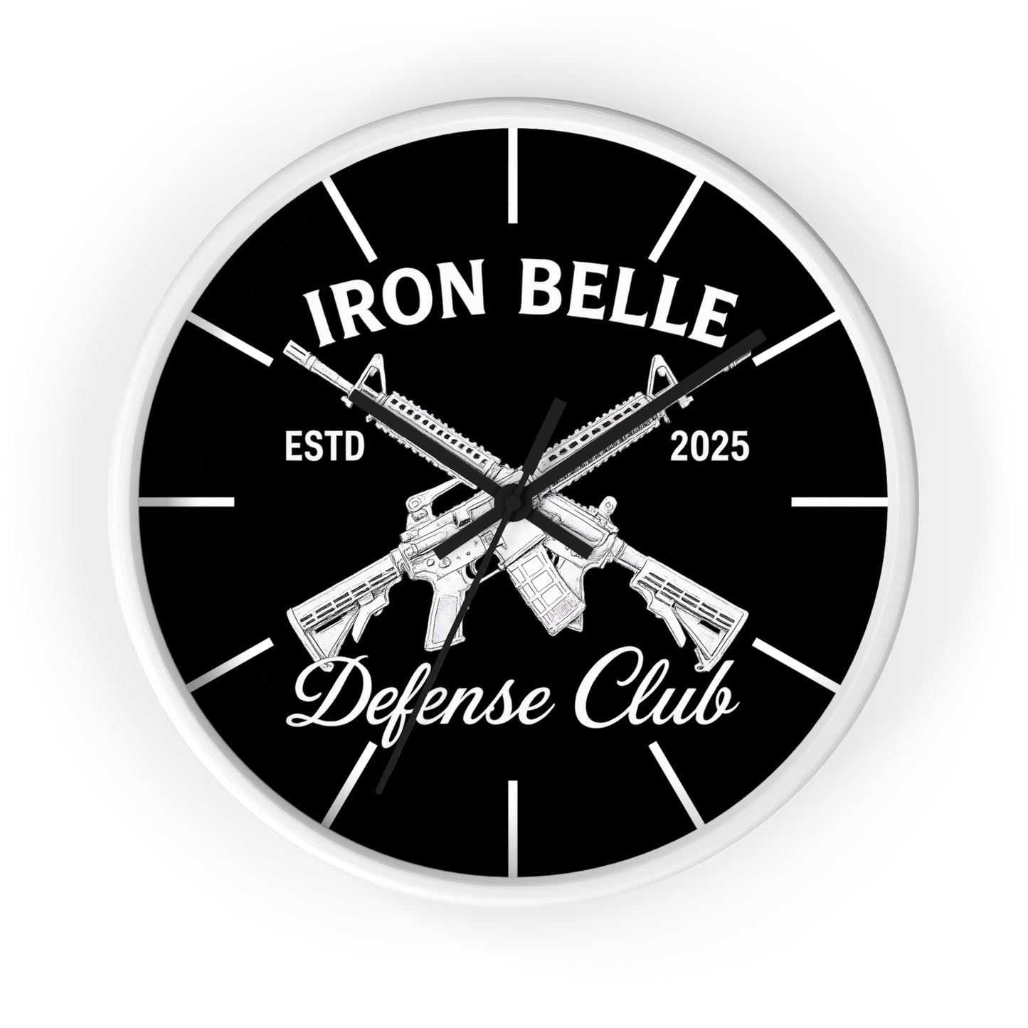 Iron Belle Defense Club Wall Clock